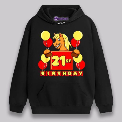 Gift Ideas For Horse Lover With 21St Birthday Shirt Graphic