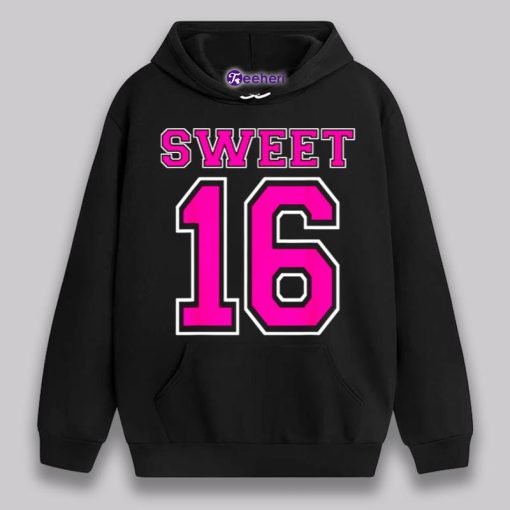 Hot Pink Sweet 16Th Birthday Party Shirt Gift Boy Girl