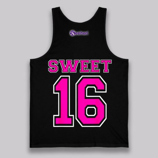 Hot Pink Sweet 16Th Birthday Party Shirt Gift Boy Girl