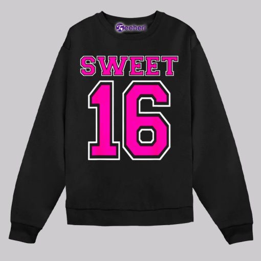 Hot Pink Sweet 16Th Birthday Party Shirt Gift Boy Girl