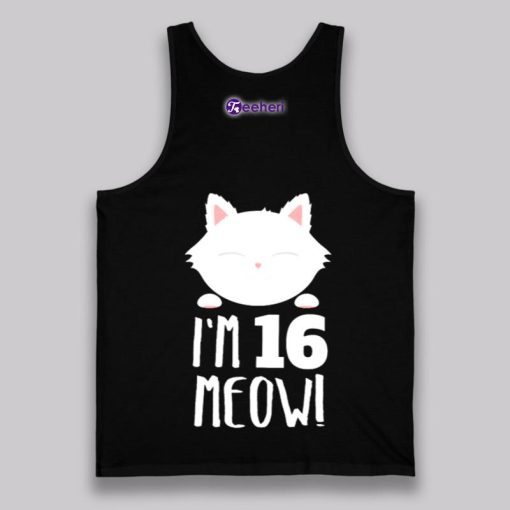 I Am 16 Year Old Meow Birthday Shirt Boy Girl