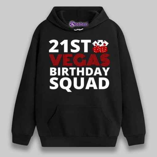 Las Vegas Poker 21St Birthday Squad Shirt Men Women