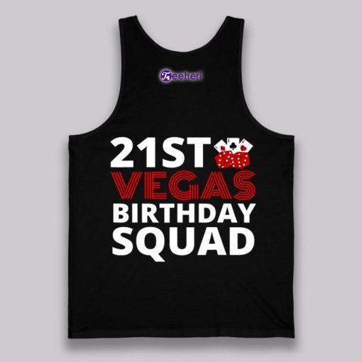 Las Vegas Poker 21St Birthday Squad Shirt Men Women