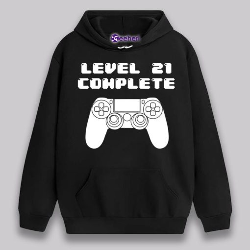 Level 21 Complete 21St Birthday Shirt Game Gift Ideas