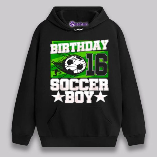 Soccer Boy 16Th Birthday Shirt Best Gits Idea