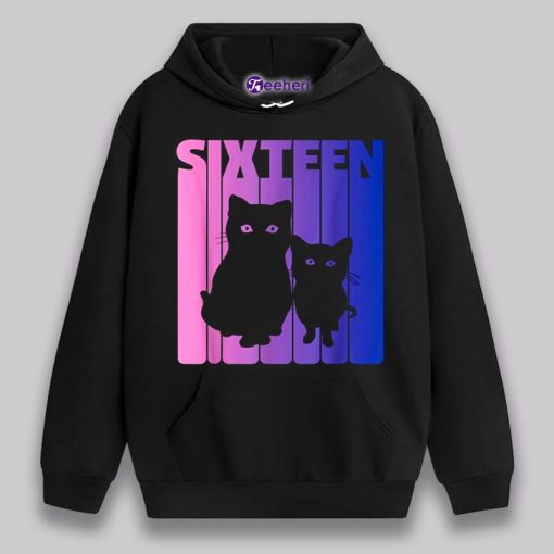 Vintage Kitten Sixteen 16Th Birthday Cats Shirt Ideas