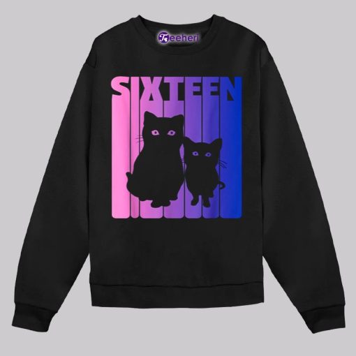 Vintage Kitten Sixteen 16Th Birthday Cats Shirt Ideas