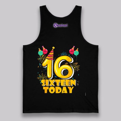 Im Sixteen Today 16Th Birthday Balloons Shirt Gift Ideas