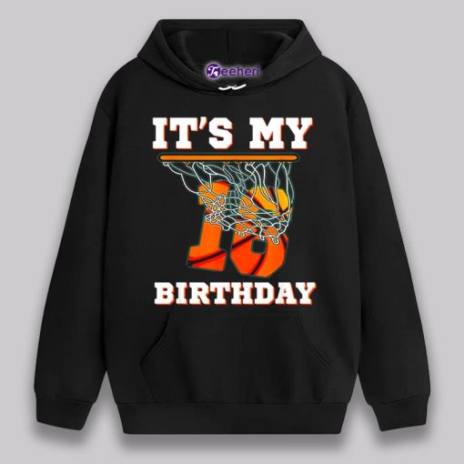 Its My 16Th Birthday Basketball Shirt For Boy Big Fans Sport